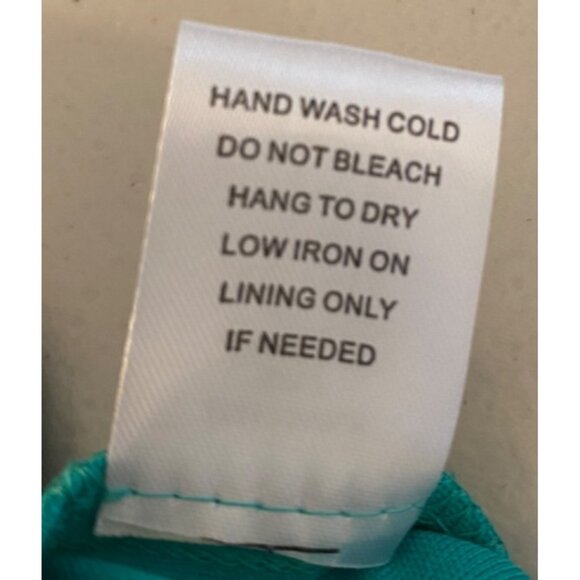 Material Girl Teal & Black Lace Overlay Fit & Flare Dress Zipper Back Medium - Picture 5 of 12